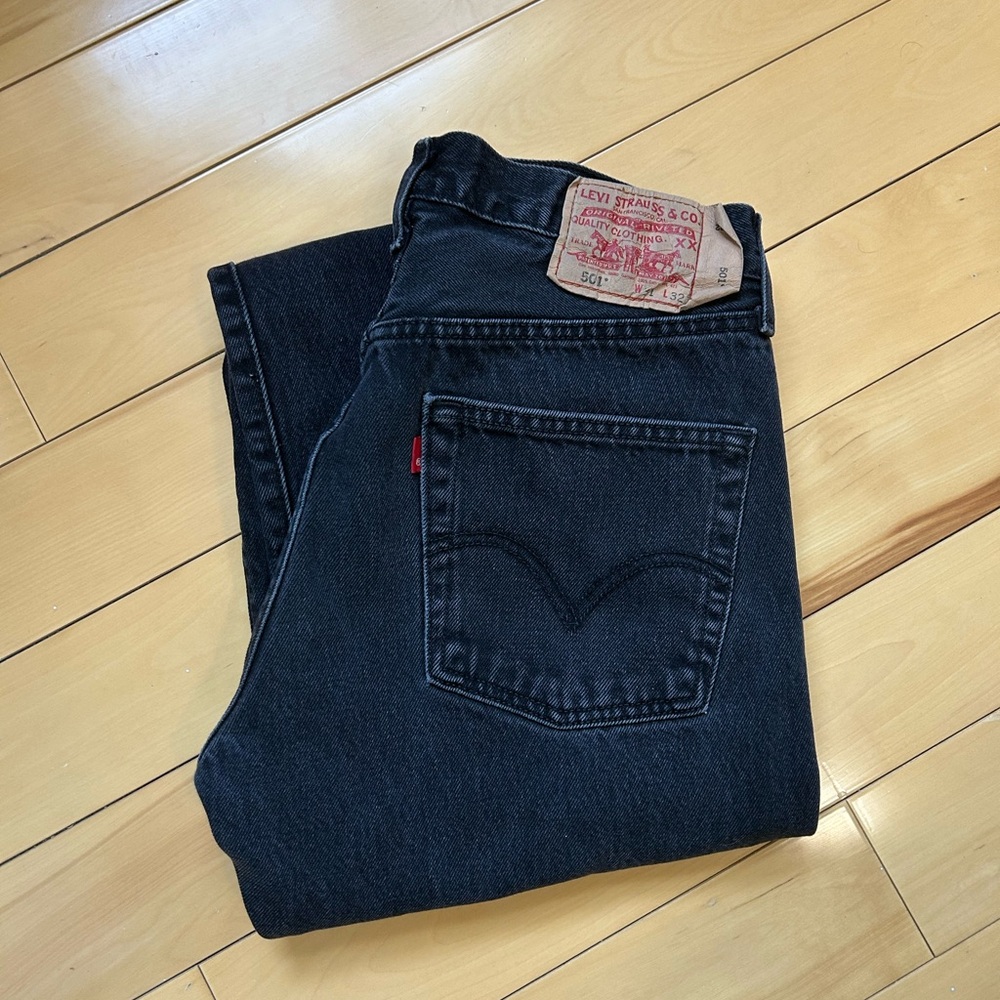 Levi’s 501 Vintage Y2K Button Fly Jeans - W31 L32 - Straight Leg -Made in Mexico
